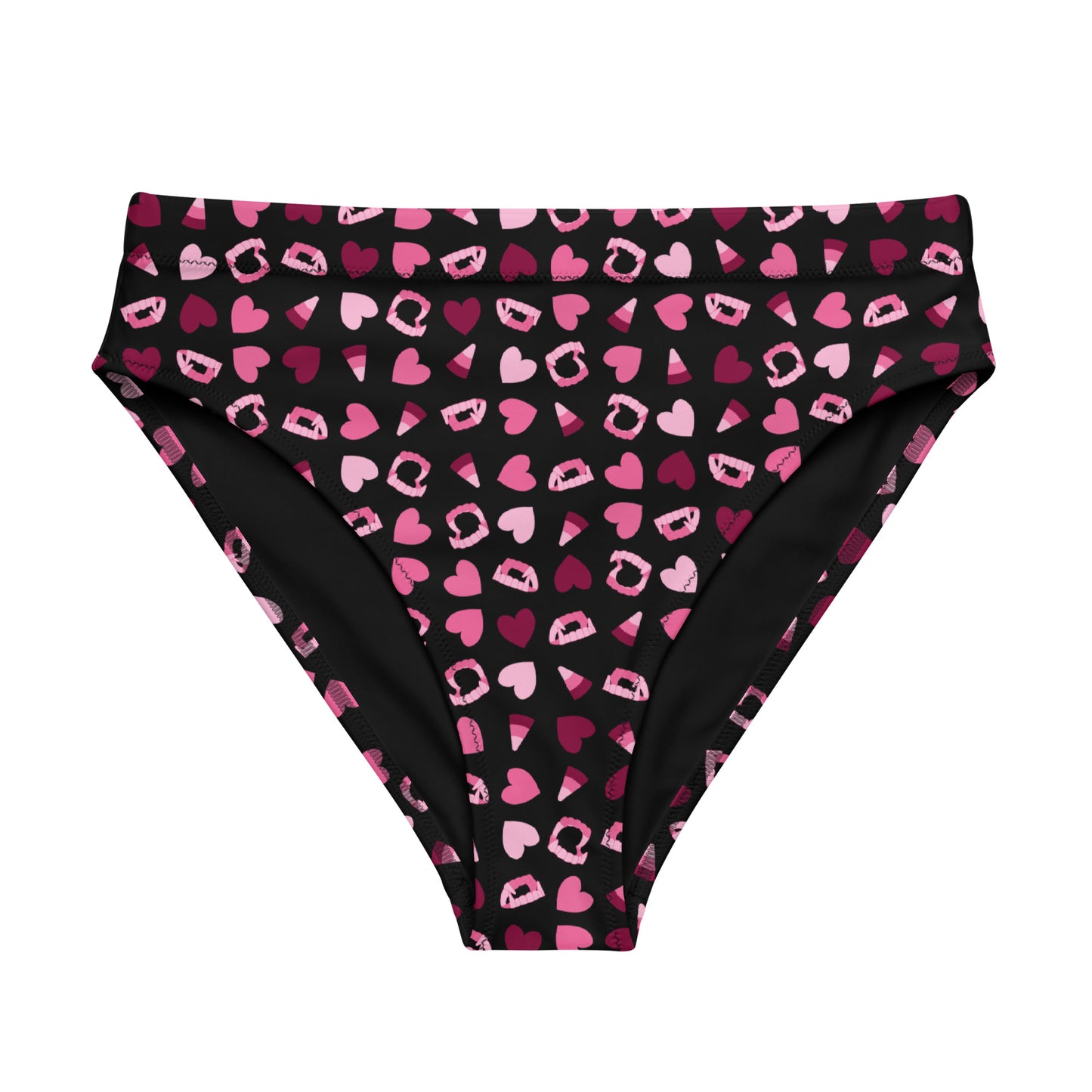 Spooky Love high-waisted bikini bottom