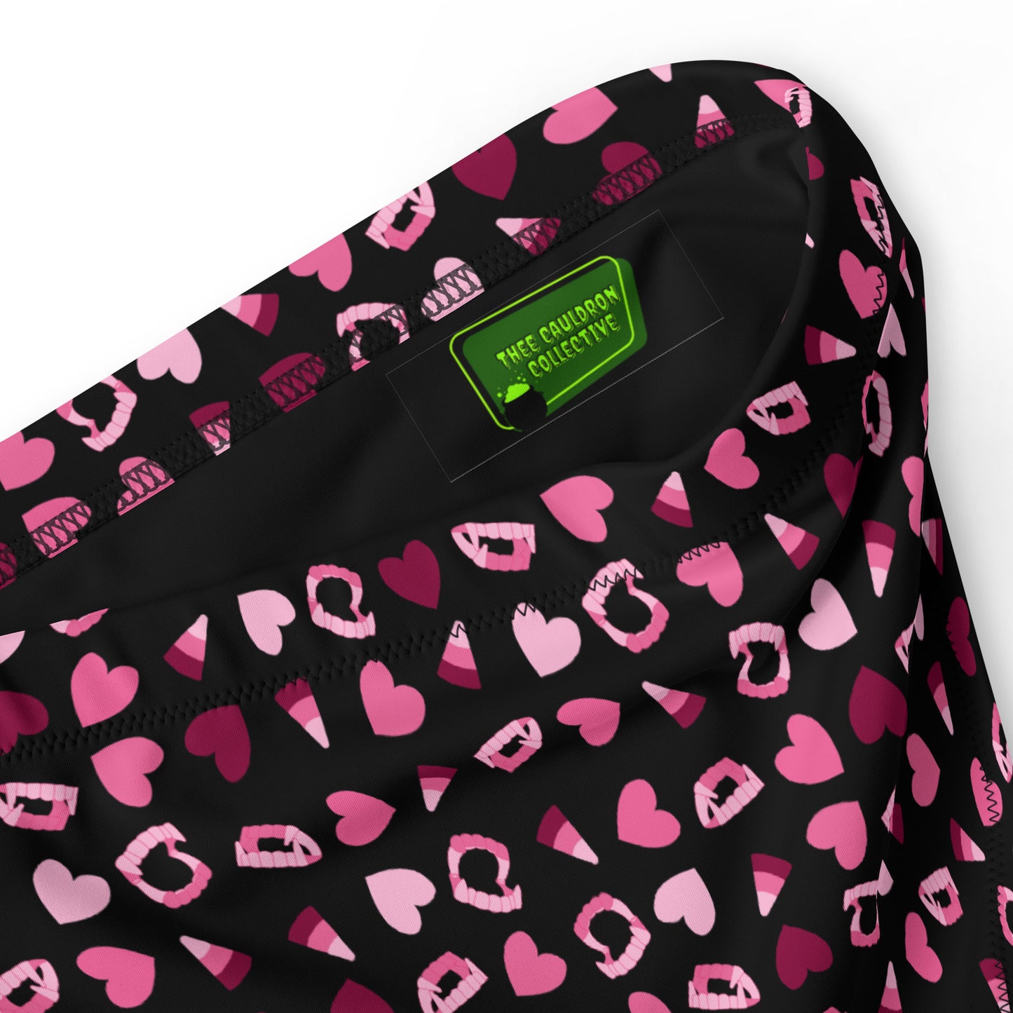 Spooky Love high-waisted bikini bottom