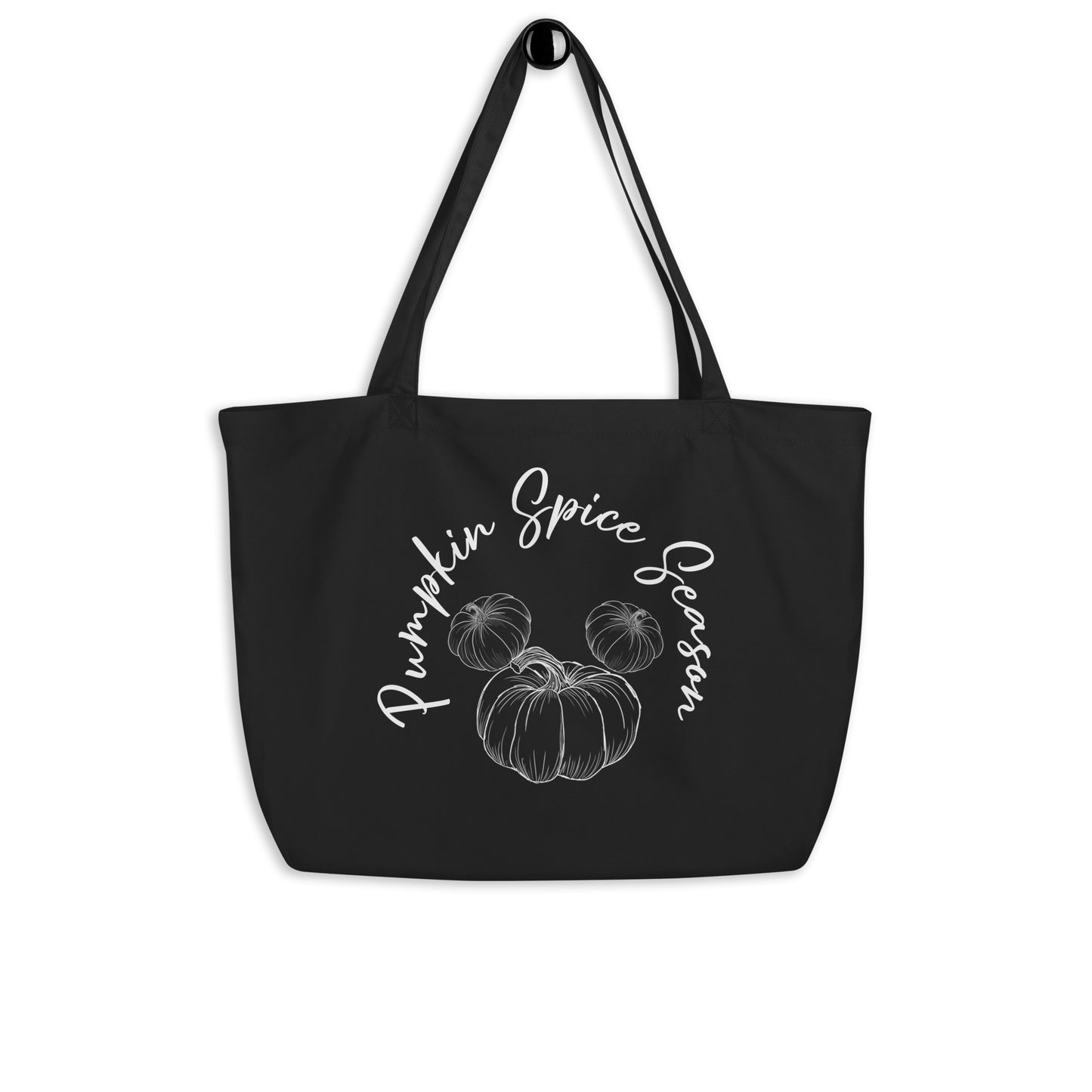 Pumpkin Spice Large organic tote bag