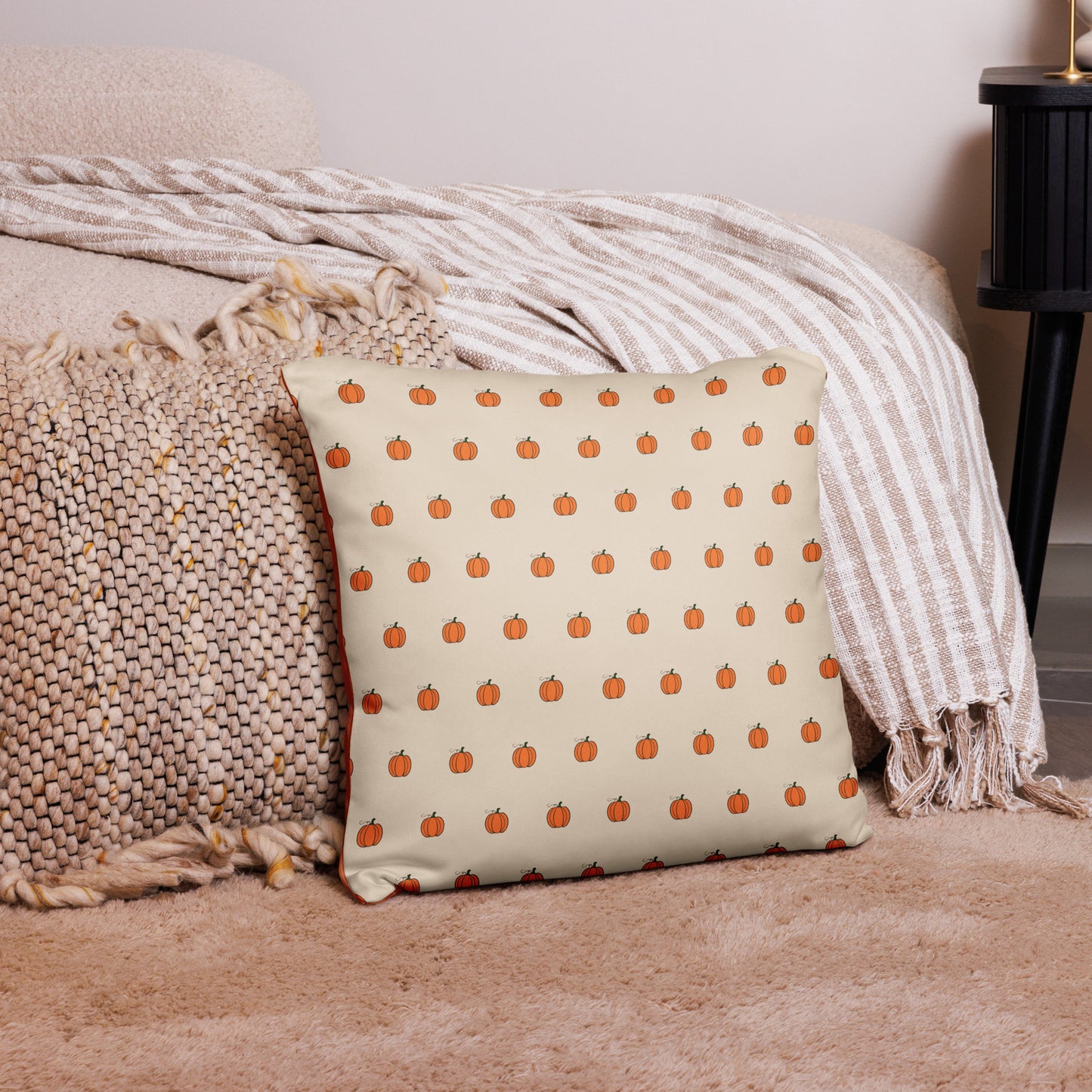 Simple pumpkin Pillow Case