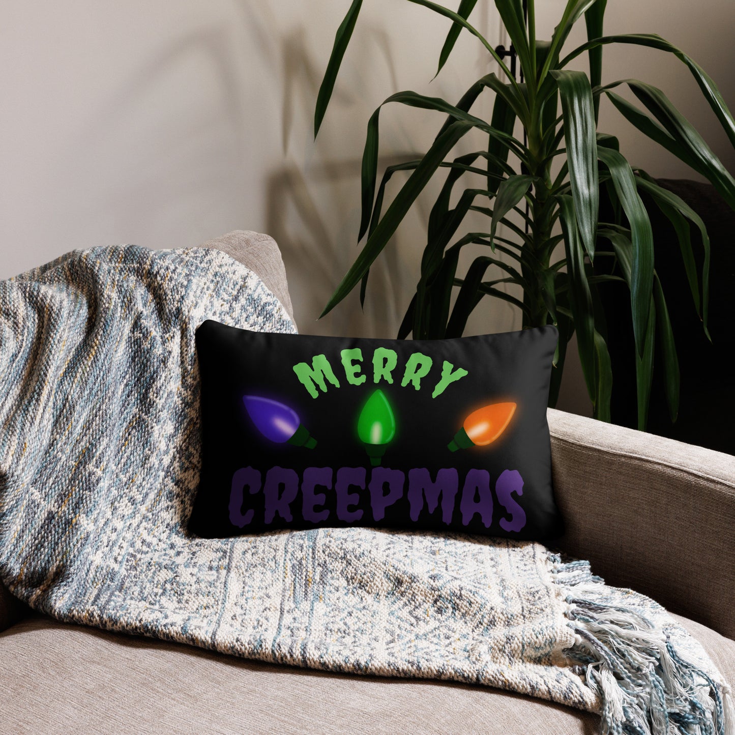 Halloween Lights Pillow Case