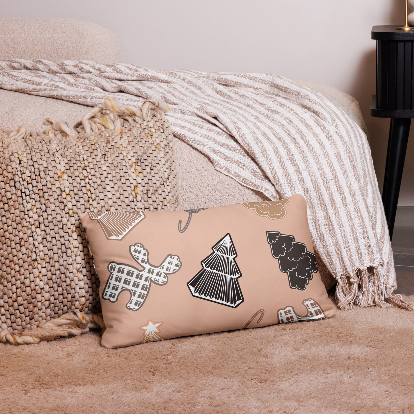 Neutral Holliday Pillow Case