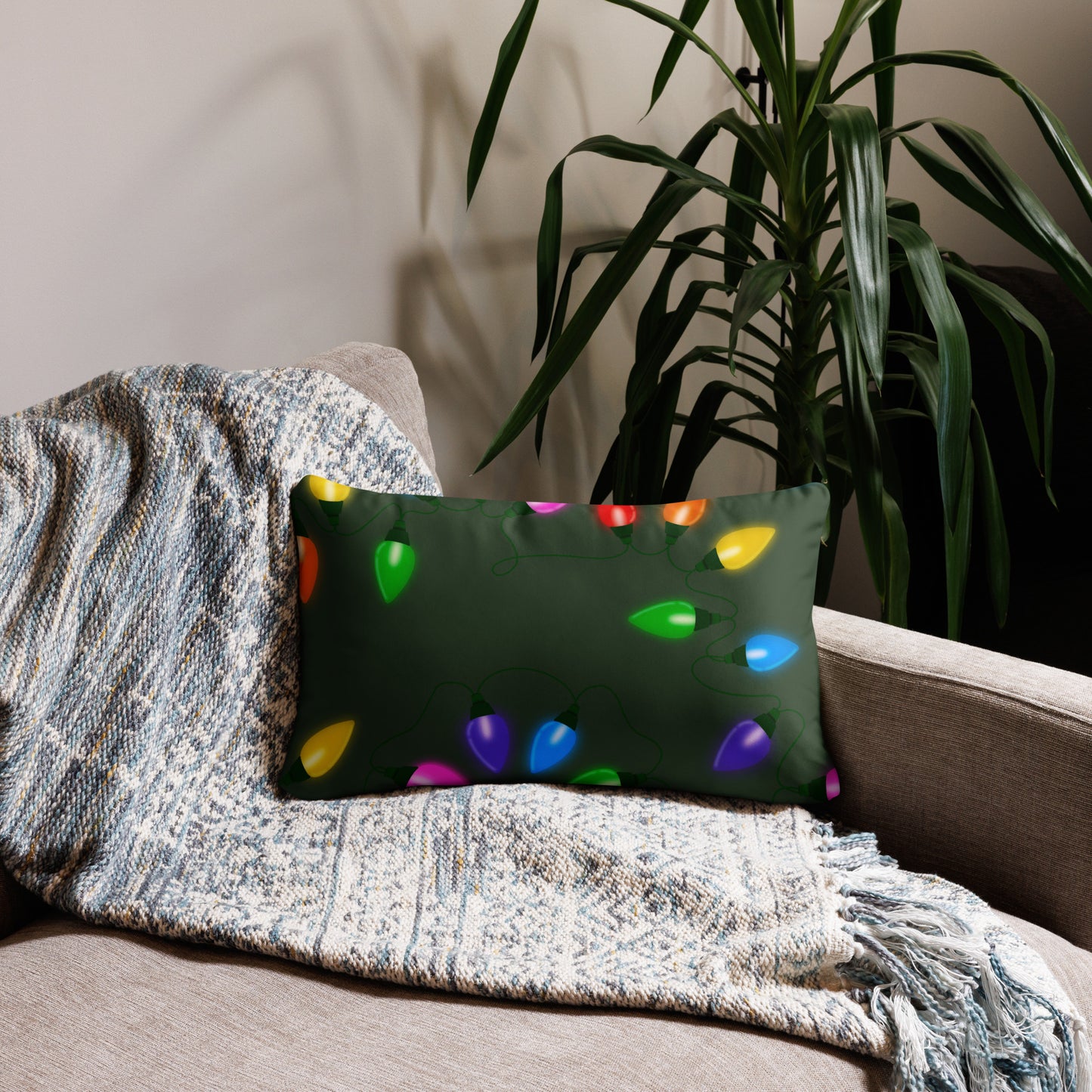 Holiday Lights Pillow Case