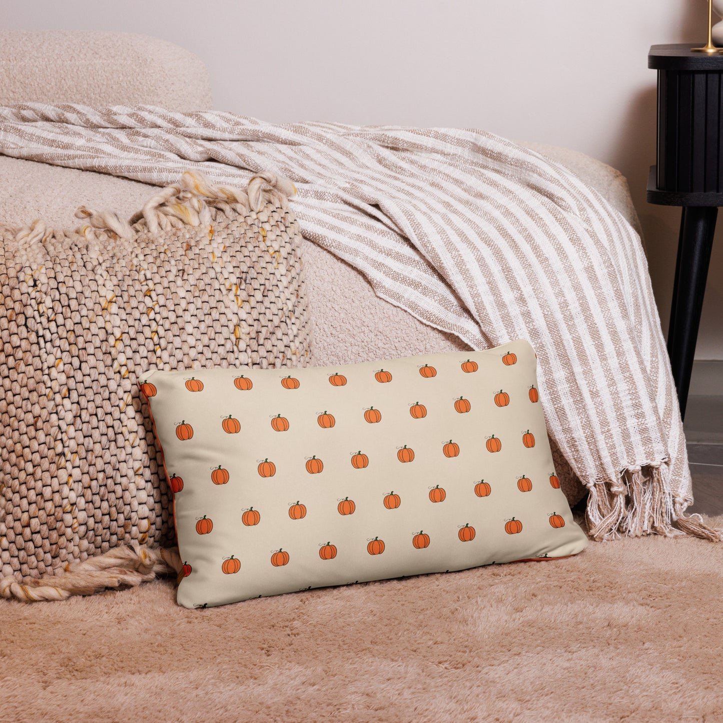 Simple pumpkin Pillow Case