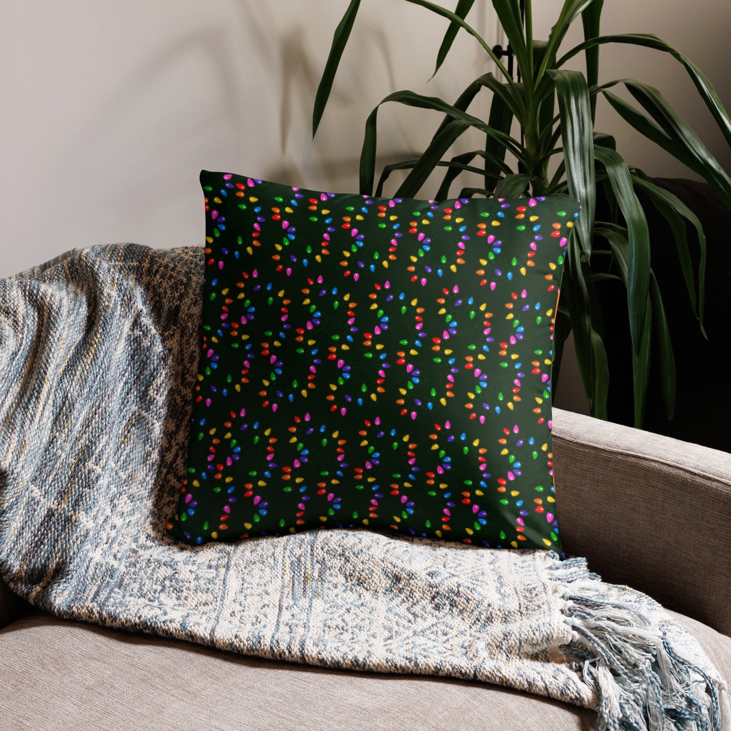 Holiday Lights Pillow Case