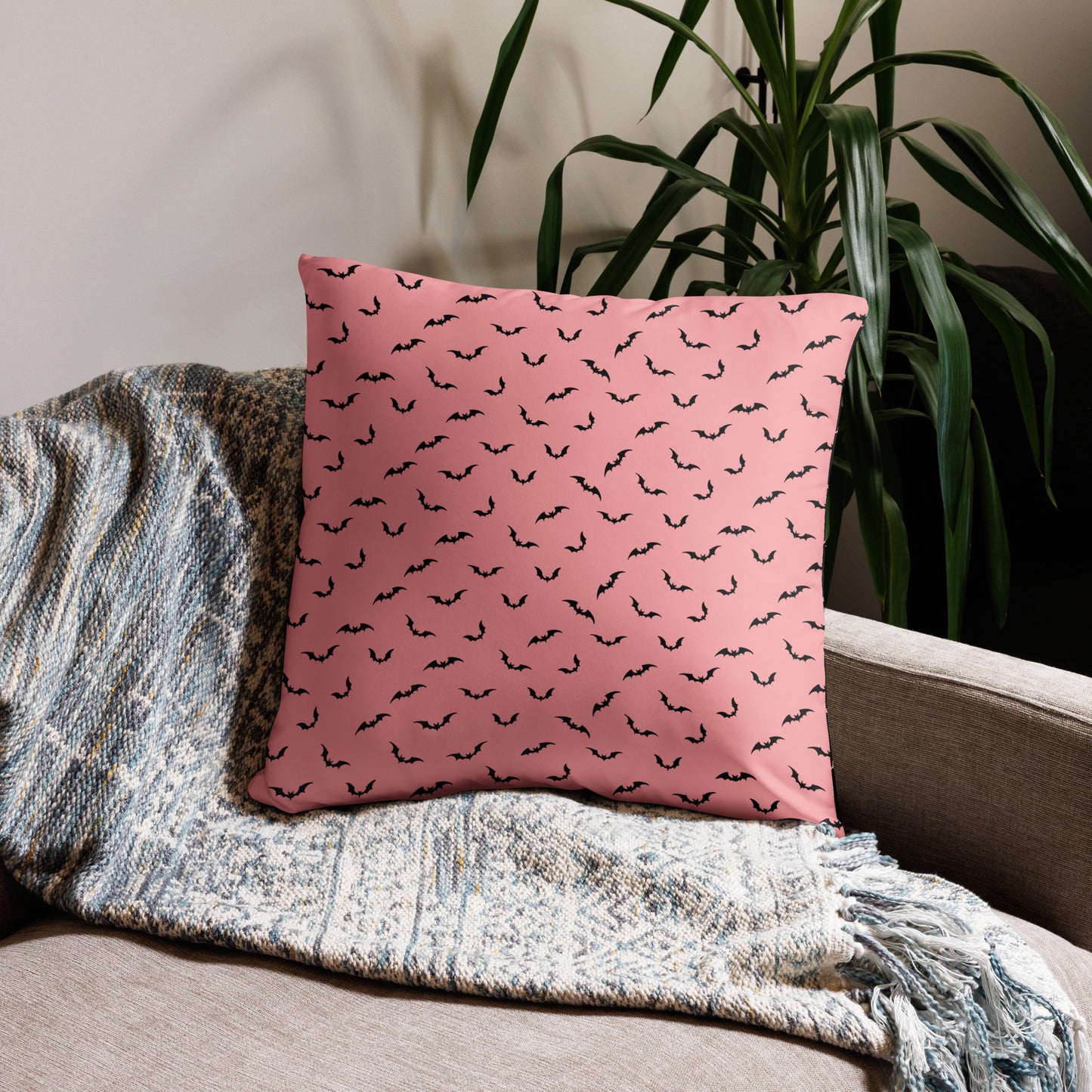 Black X Pink Dual Sided Pillow Case