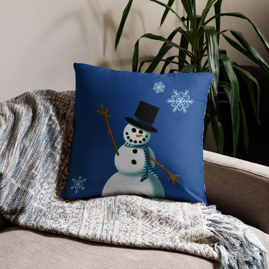 Snowman Pillow Case