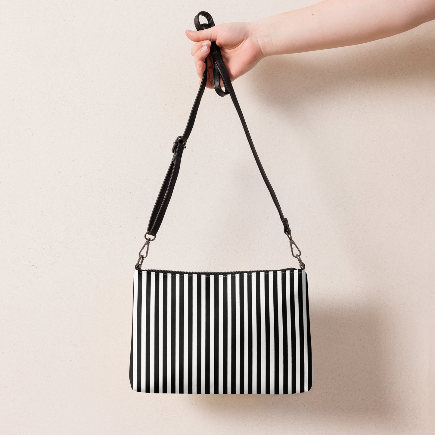 Goth Stripe Crossbody bag