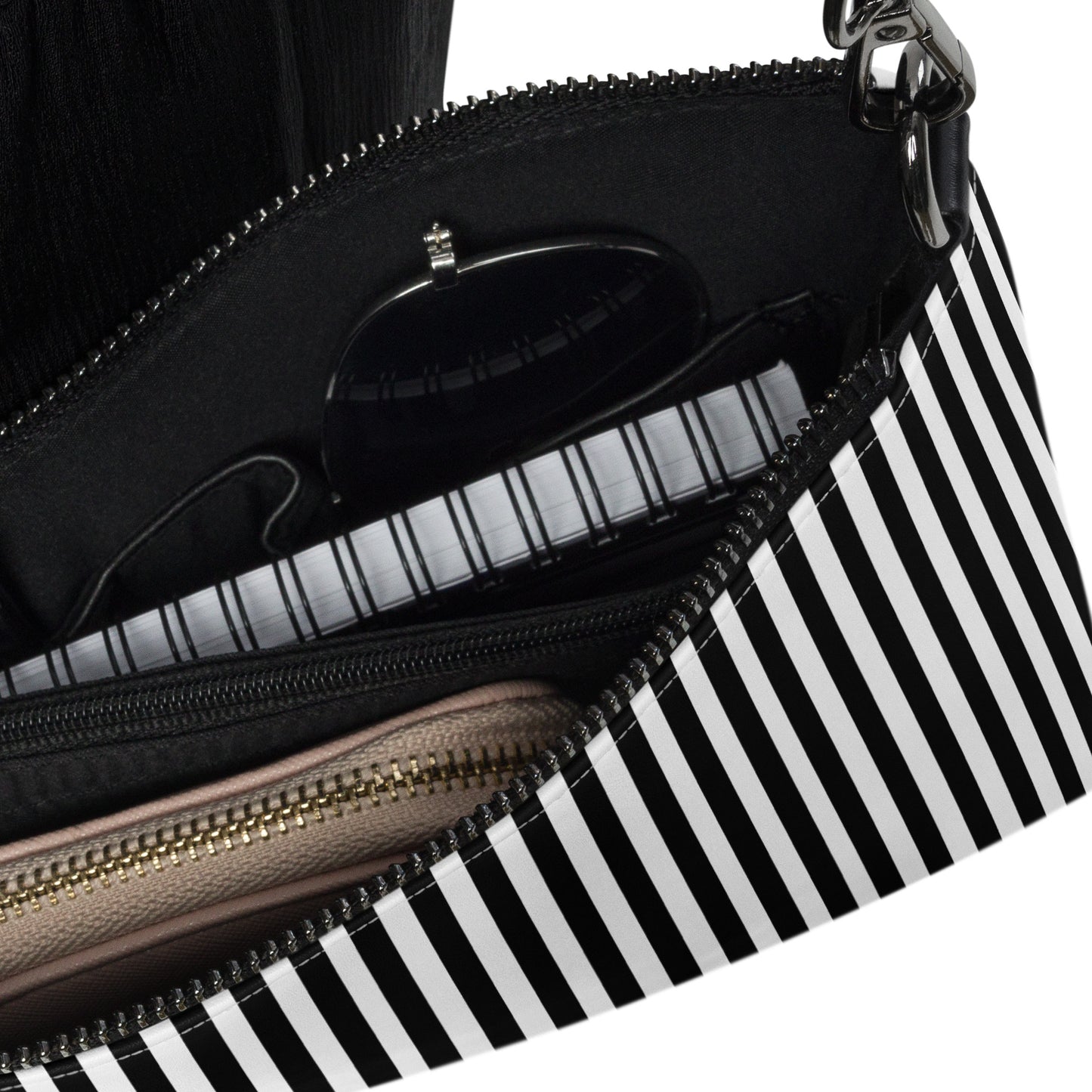 Goth Stripe Crossbody bag