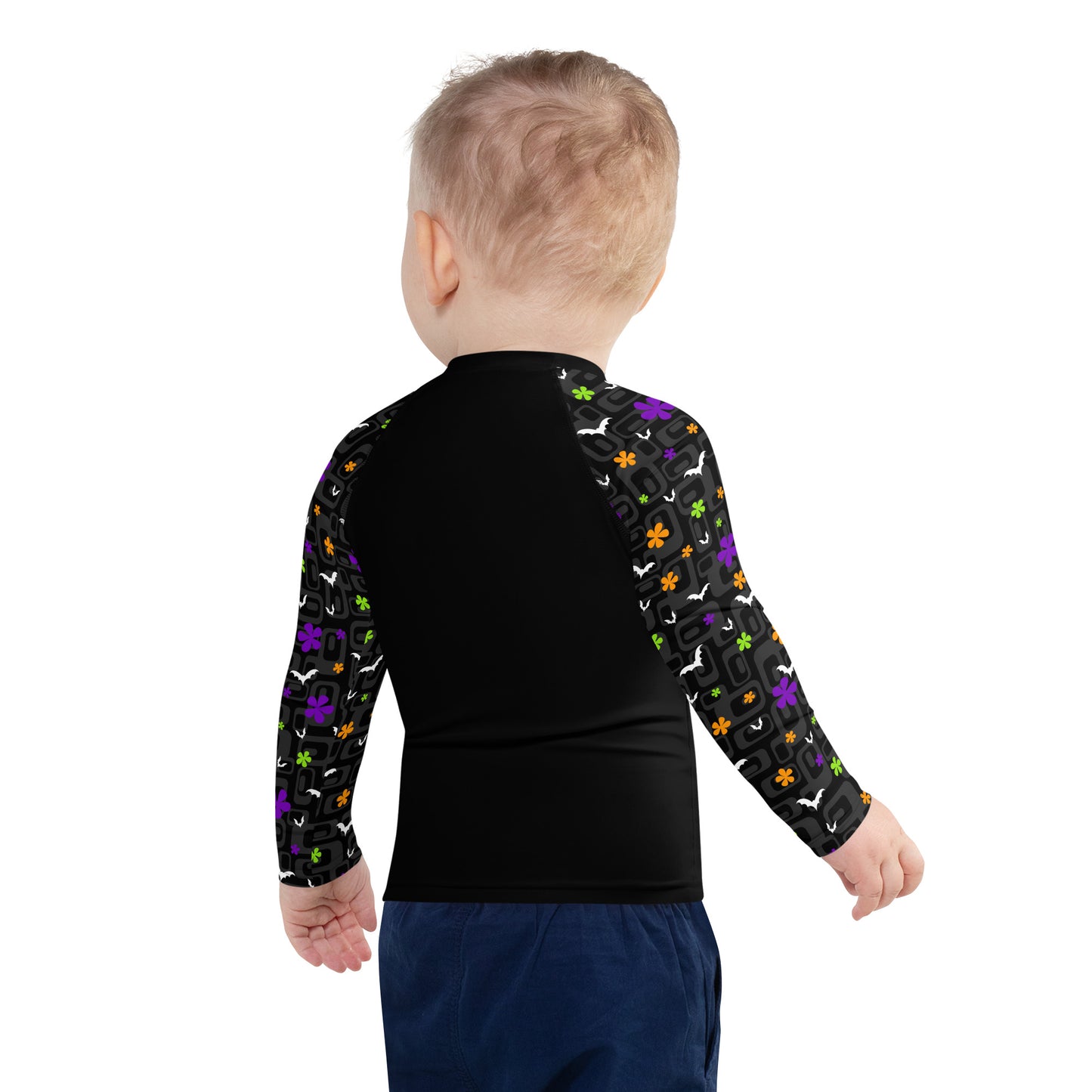 Frighten flower Kids Rash Guard