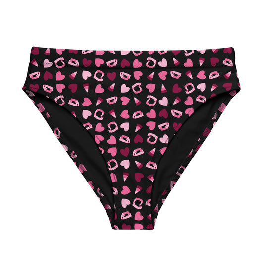 Spooky Love  high-waisted bikini bottom