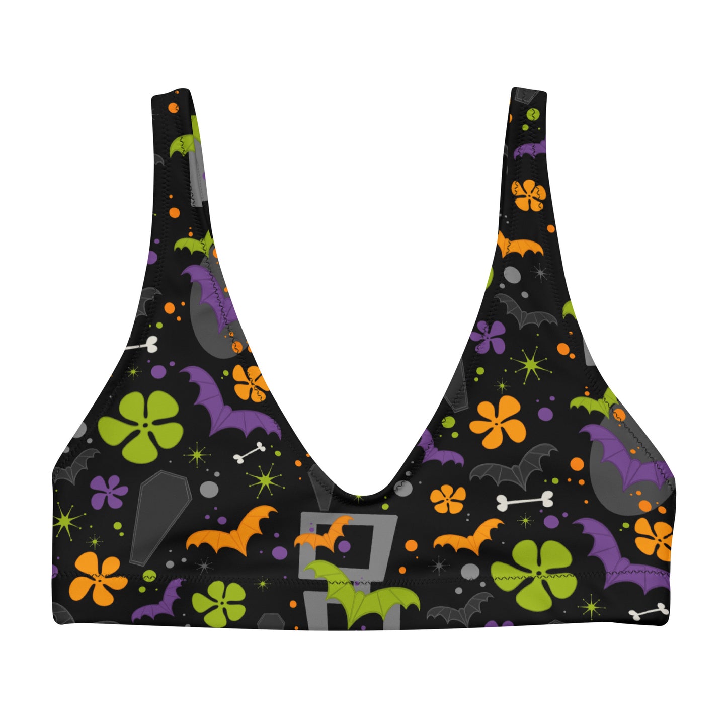 Haunted Hawaiian padded bikini top