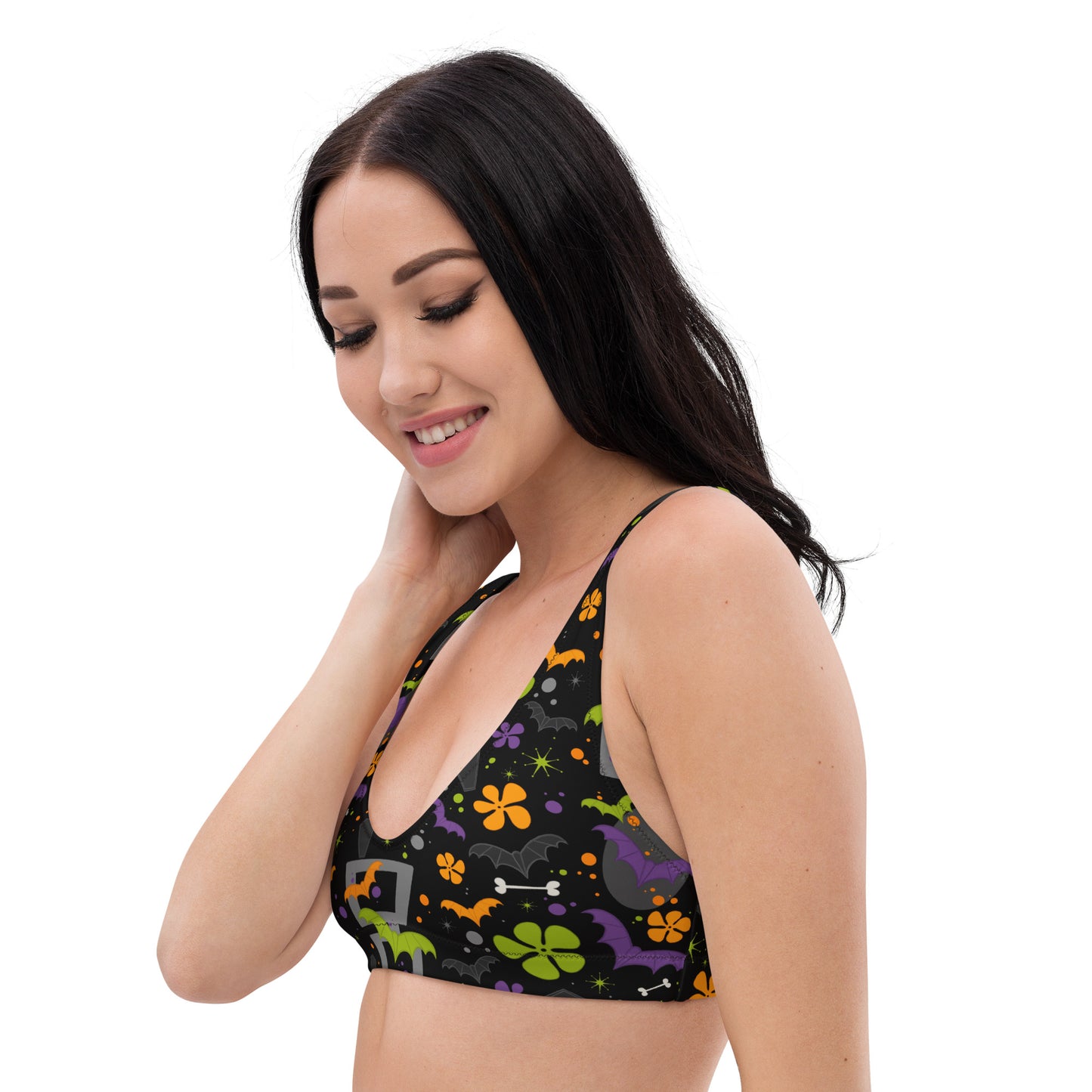 Haunted Hawaiian padded bikini top