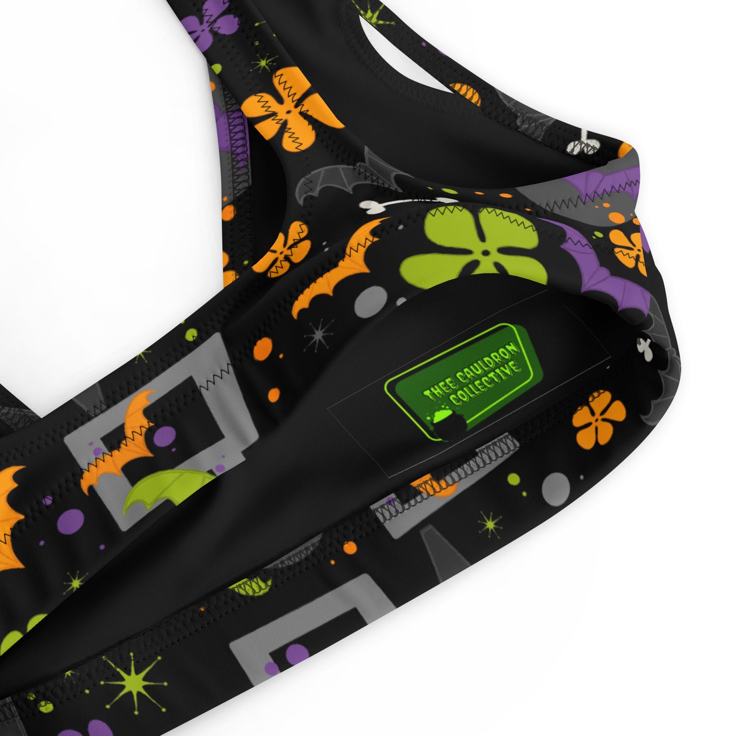 Haunted Hawaiian padded bikini top