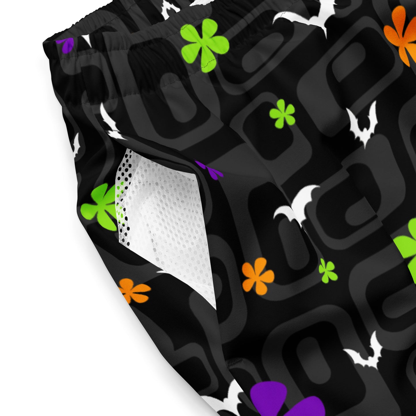 Frighten Flower Men's swim trunks