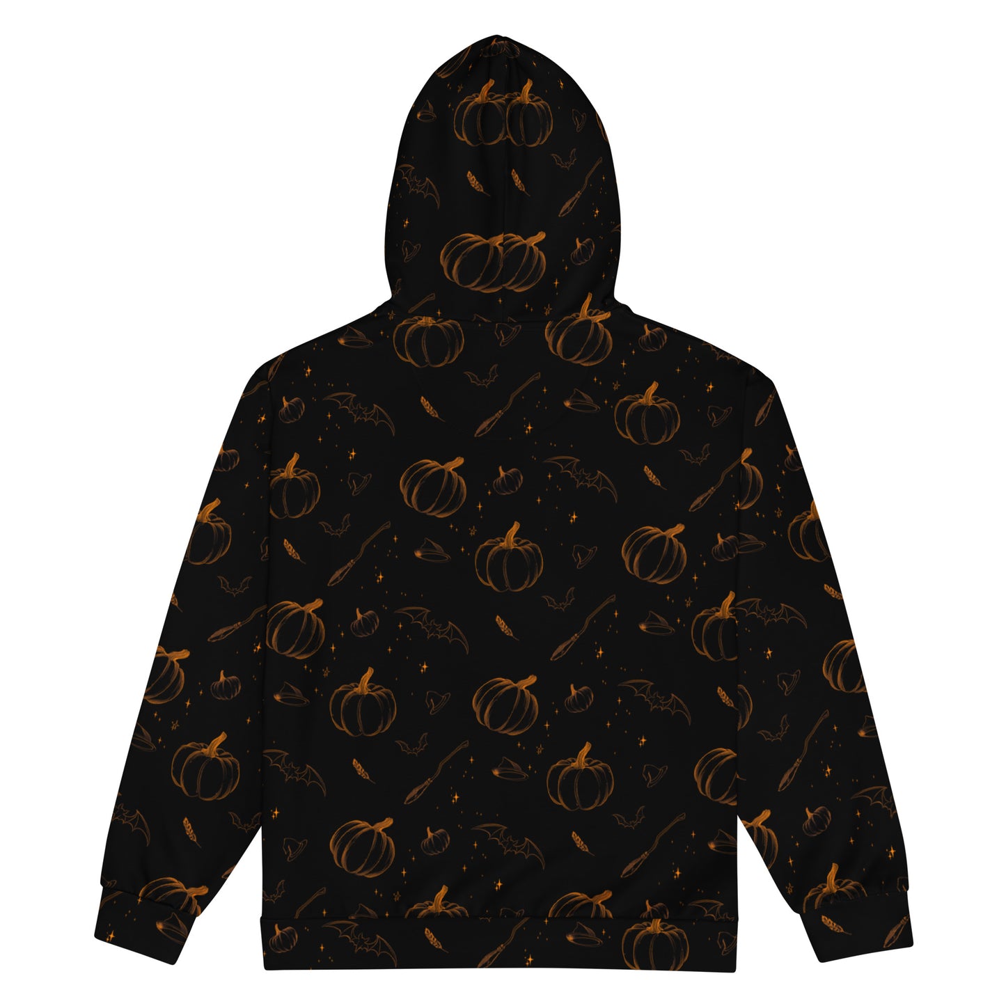 Halloween sketched Unisex zip hoodie