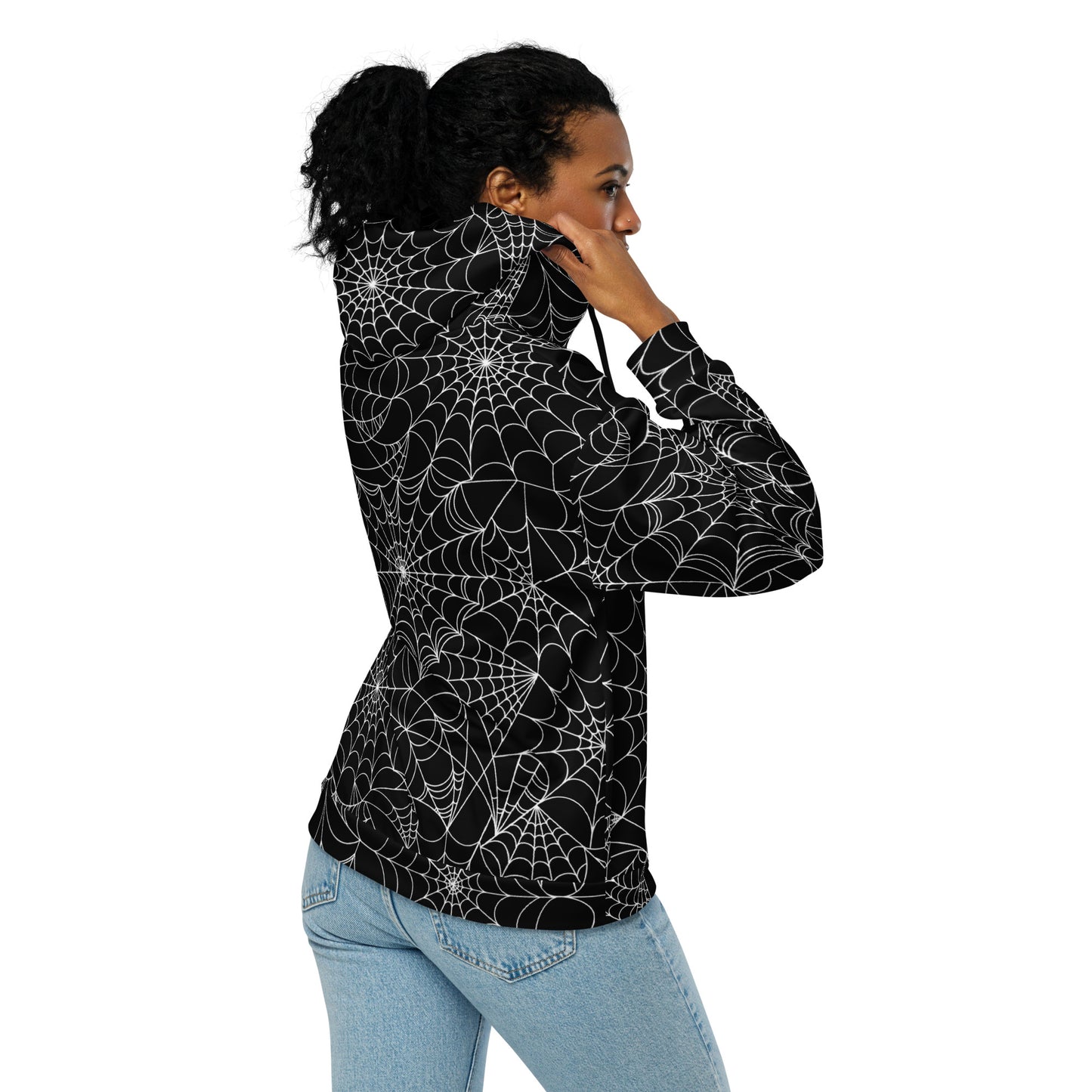 Spider Web Unisex zip hoodie