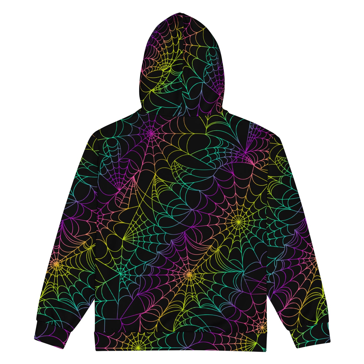 Neon Web Unisex zip hoodie