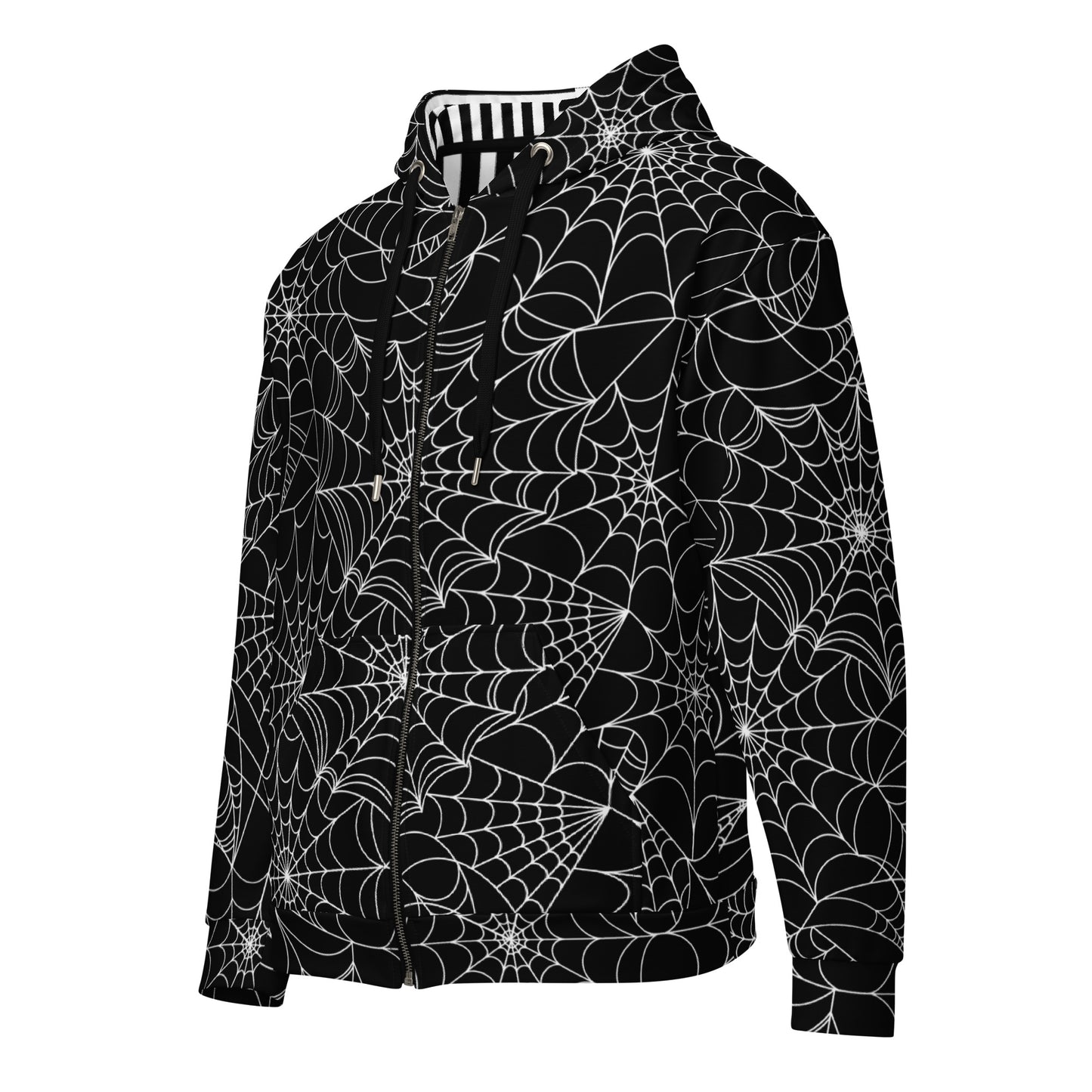 Spider Web Unisex zip hoodie