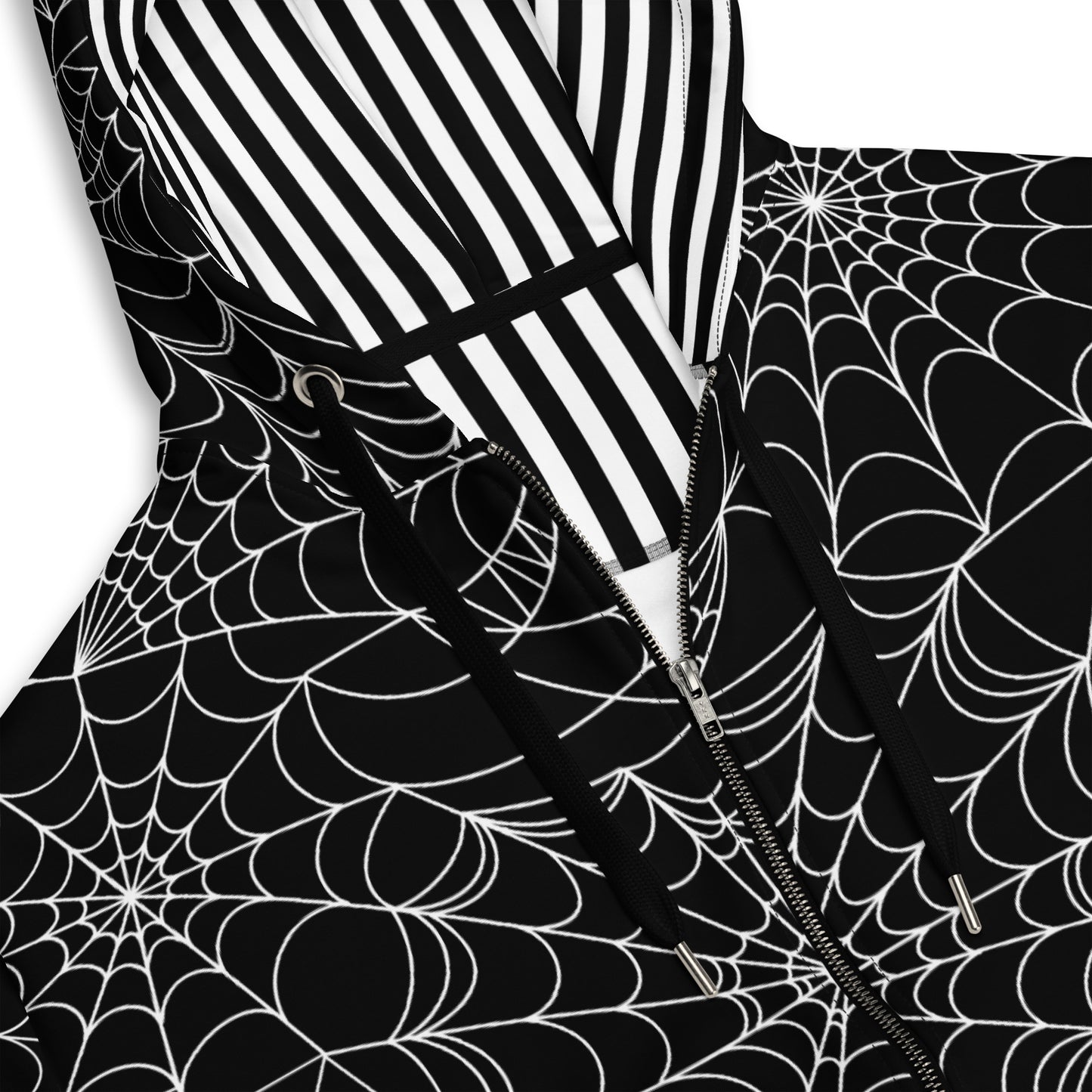 Spider Web Unisex zip hoodie