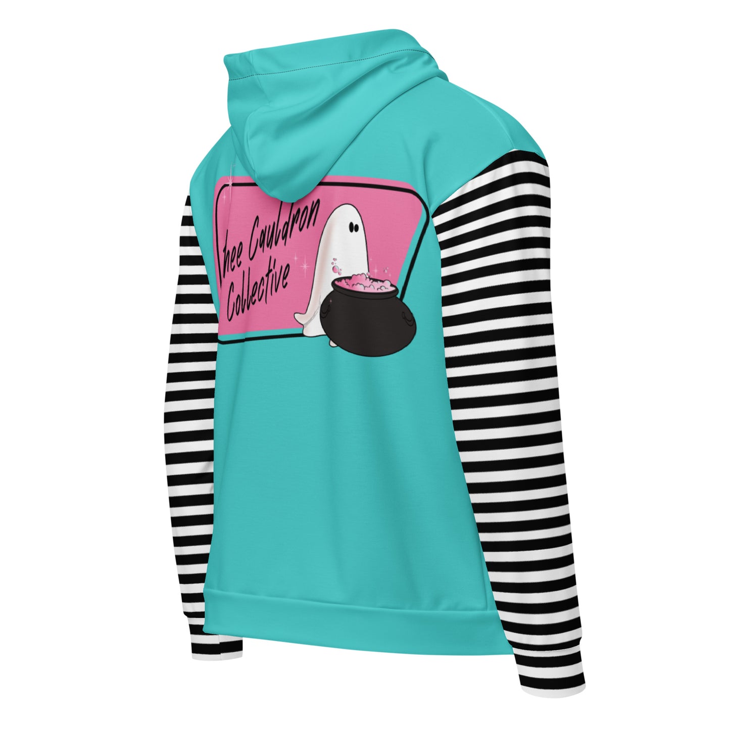 Aqua Cauldron Collective zip hoodie