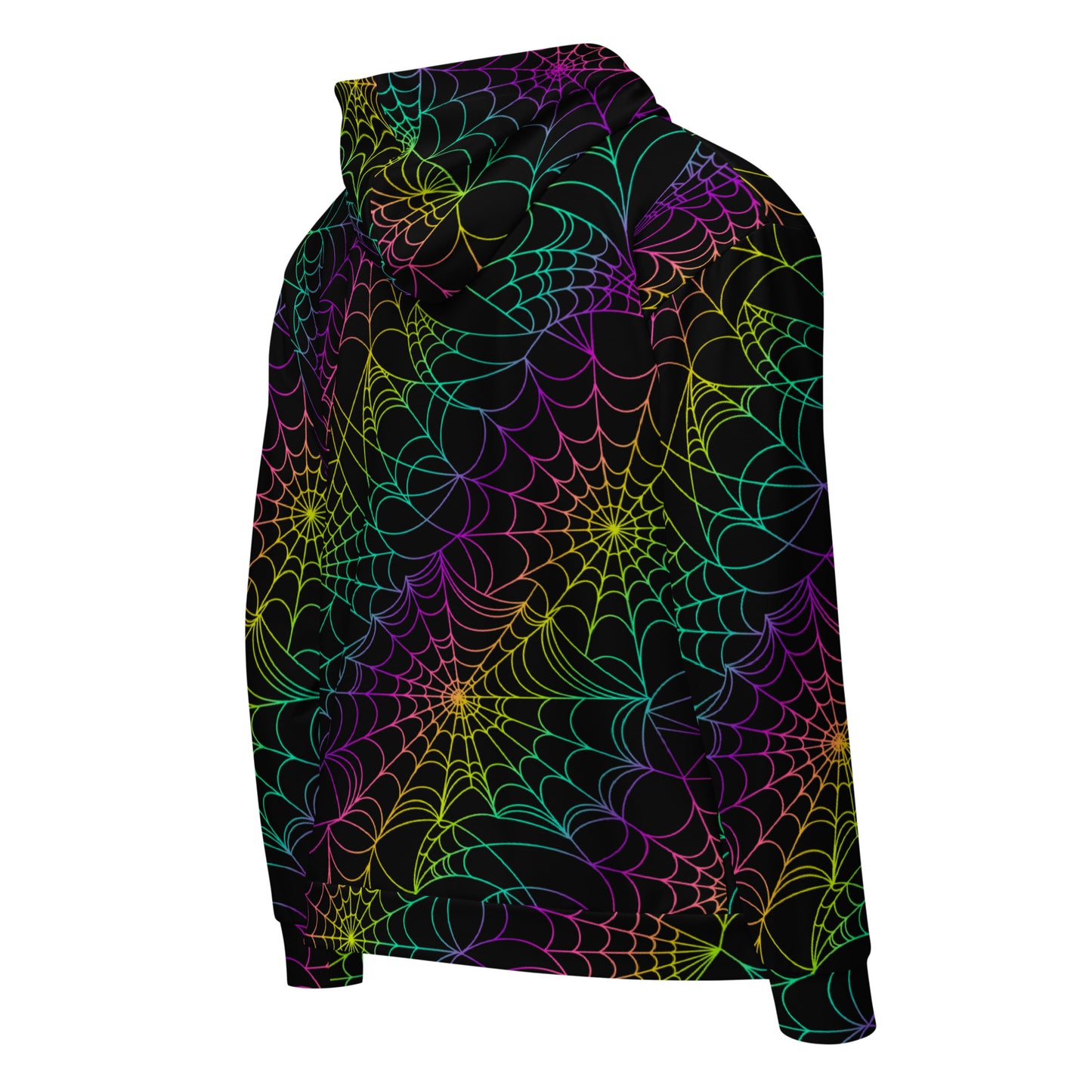 Neon Web Unisex zip hoodie