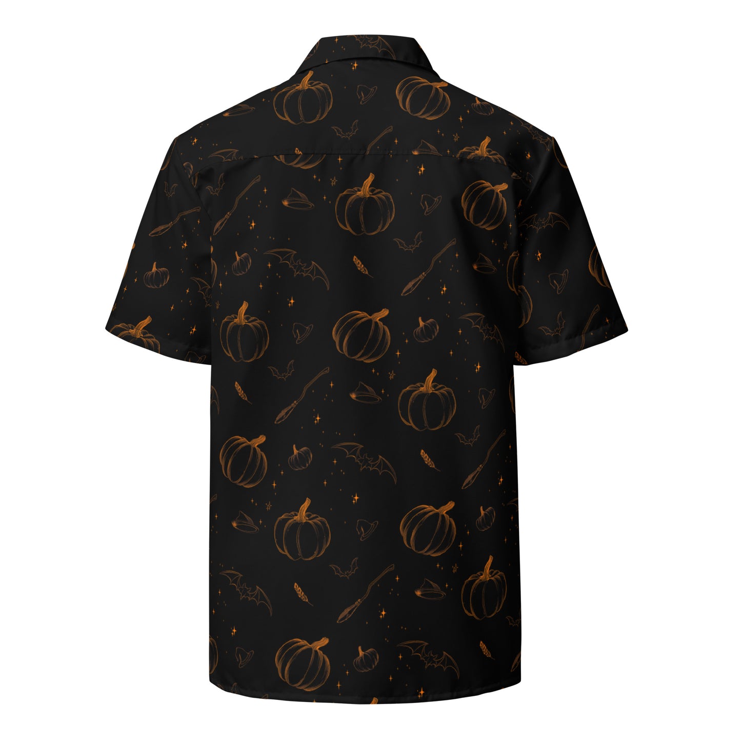 Haunted Sketch Unisex button shirt