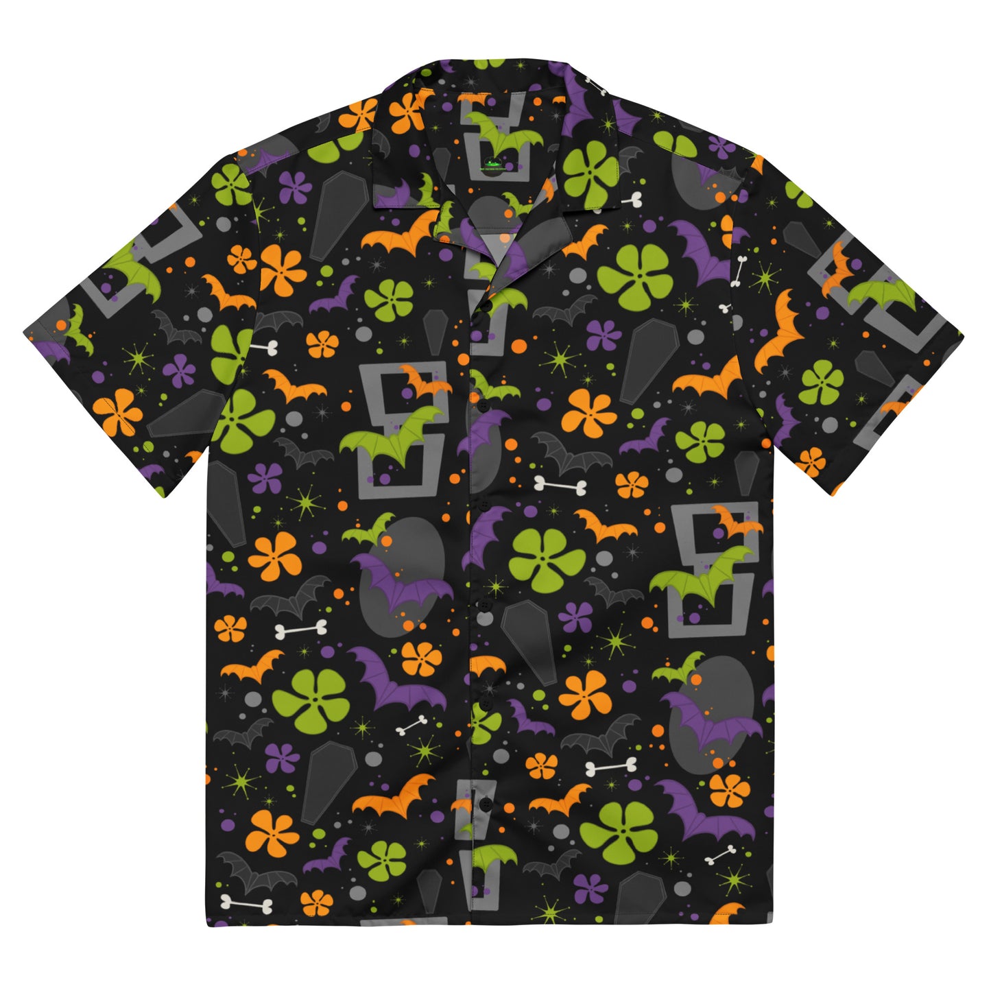 Haunted Hawaiian Unisex button shirt