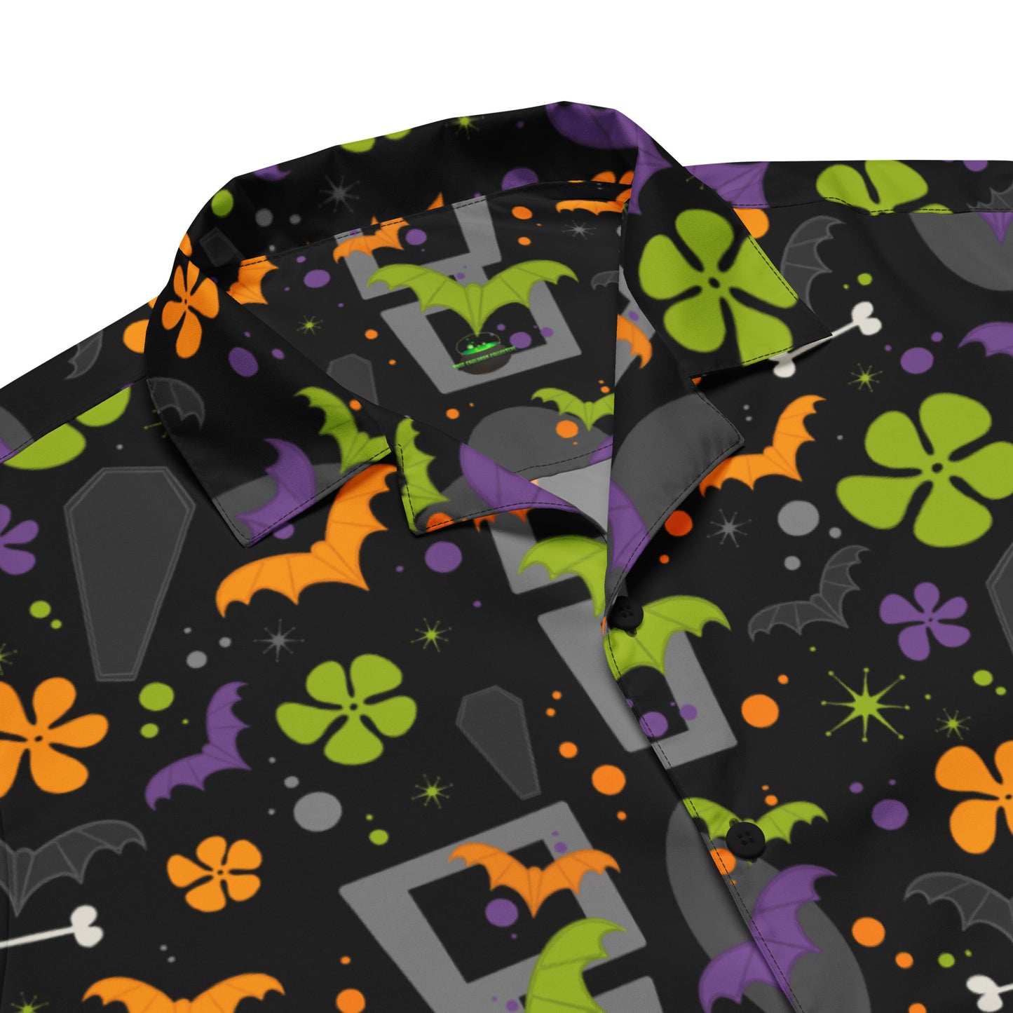 Haunted Hawaiian Unisex button shirt