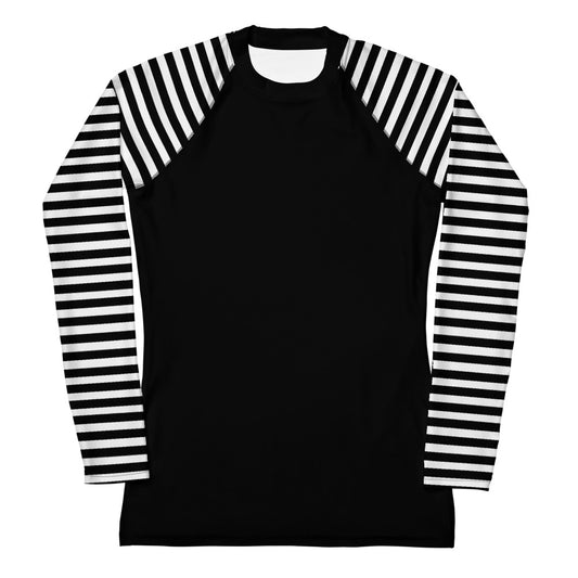 Stripe Women's Rash Guard