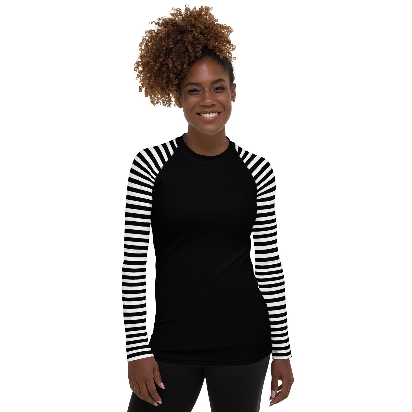 Stripe Women's Rash Guard