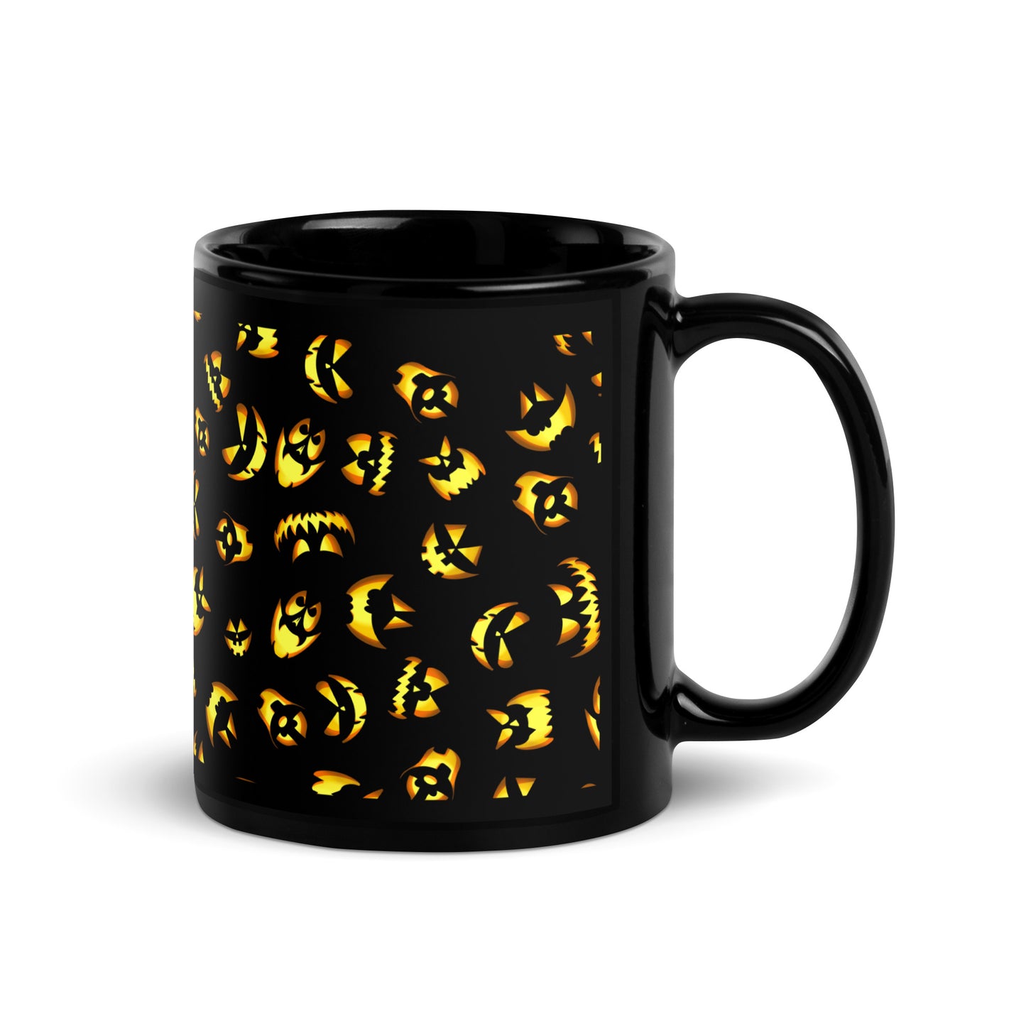 Jack-O-Black Glossy Mug