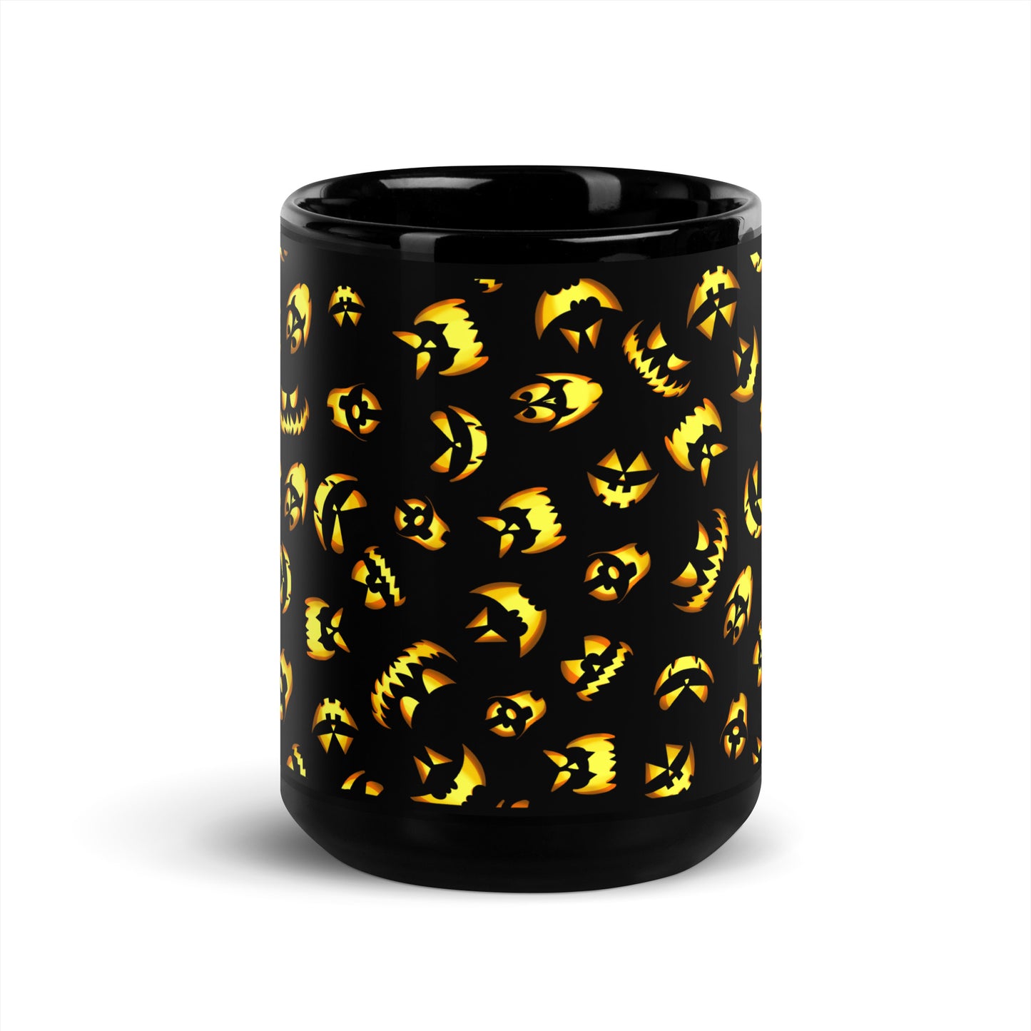 Jack-O-Black Glossy Mug