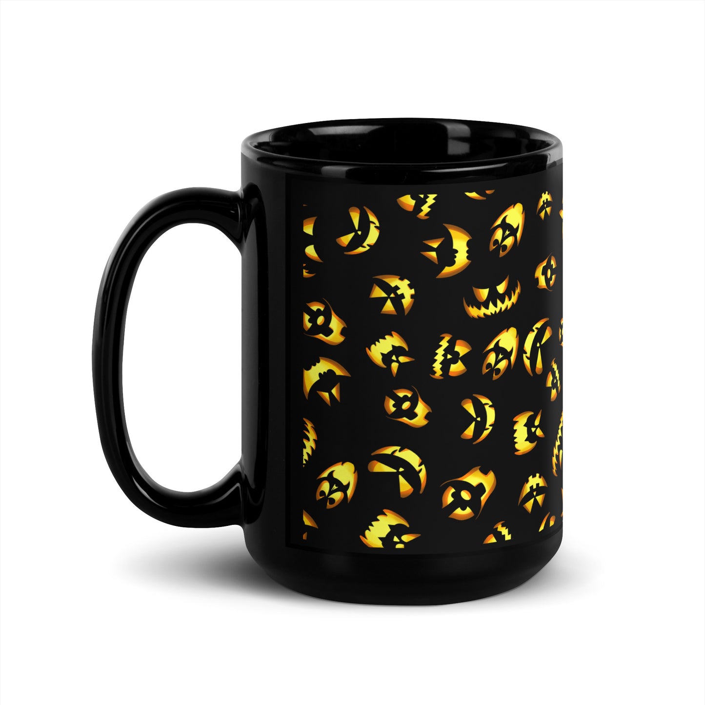 Jack-O-Black Glossy Mug