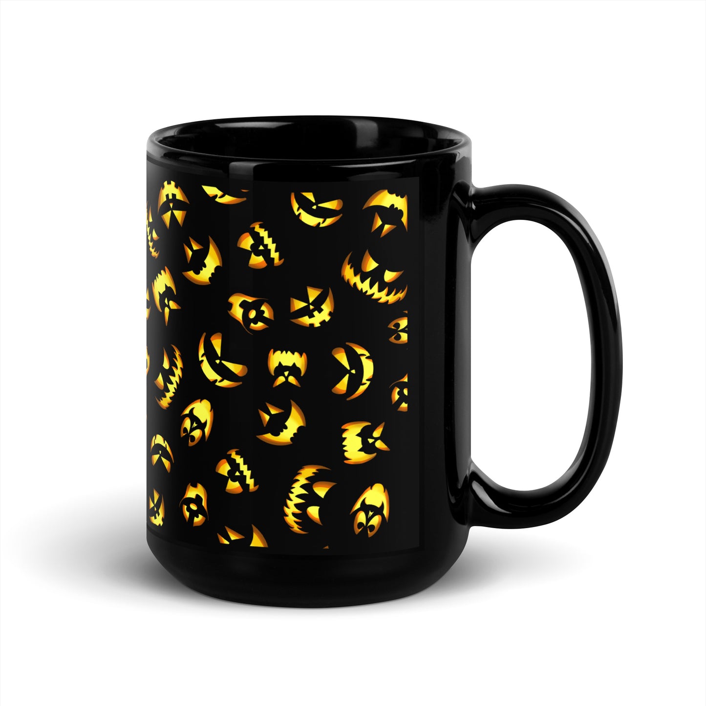 Jack-O-Black Glossy Mug