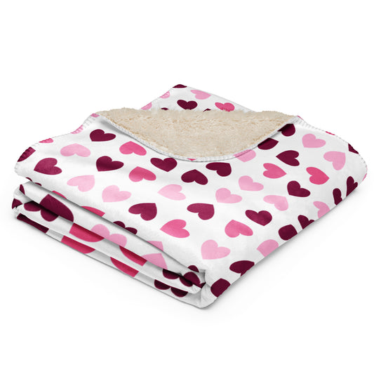 Sweet love Sherpa blanket