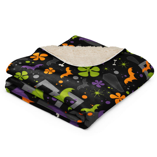 Haunted Hawaiian Sherpa blanket