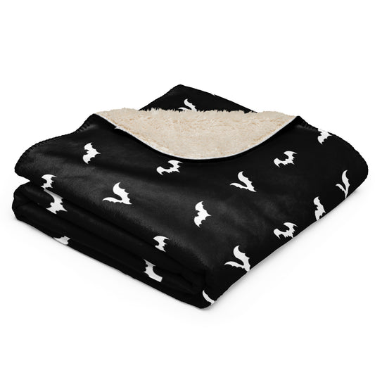 Frickin Bats Sherpa blanket