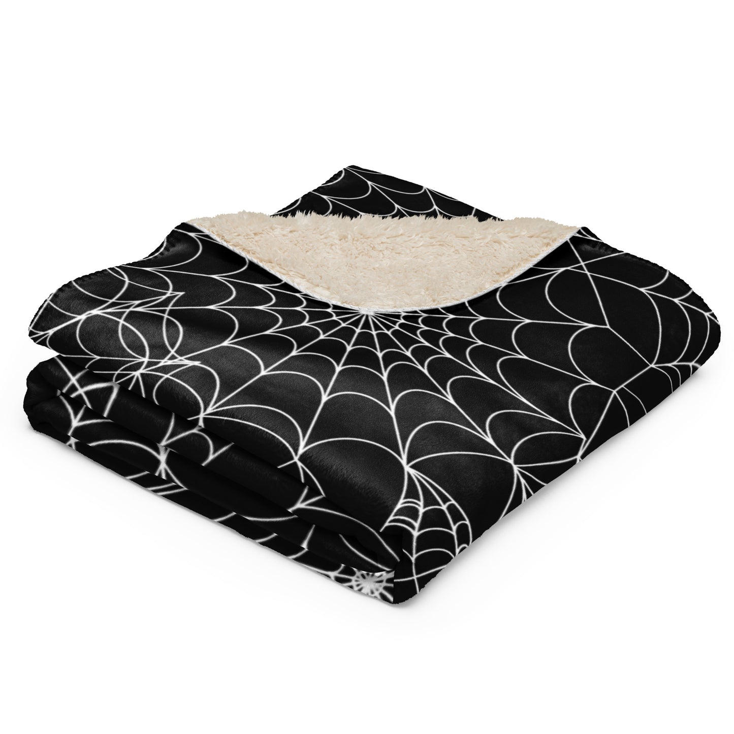 Spider Web Sherpa blanket