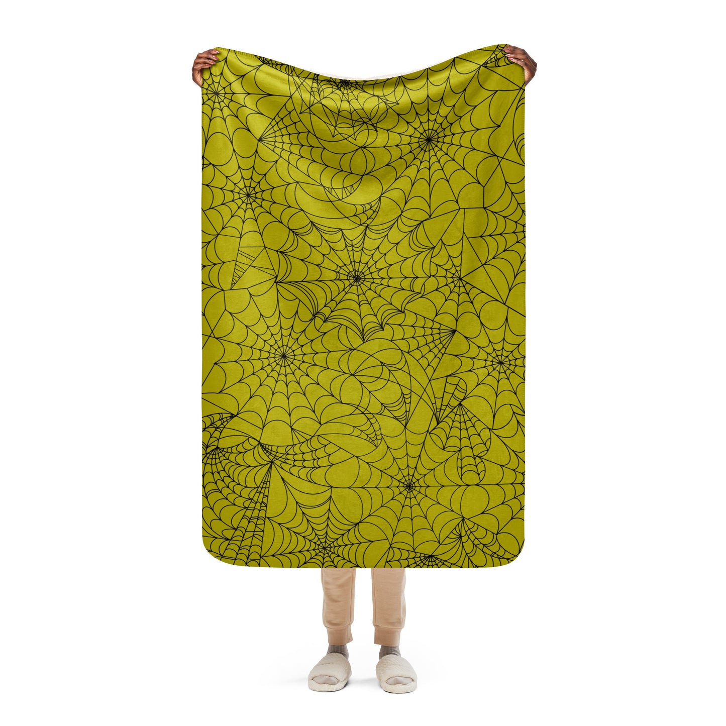 Toxic Web Sherpa blanket