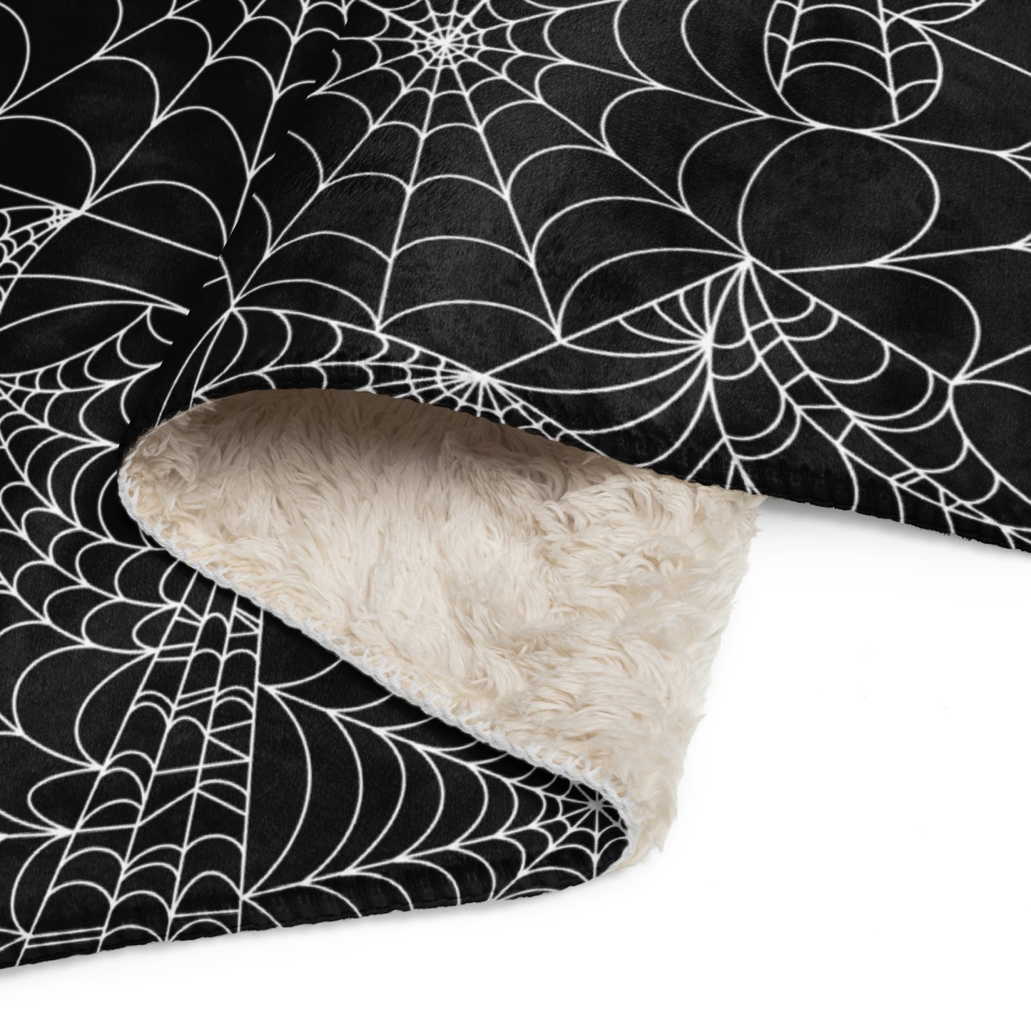 Spider Web Sherpa blanket