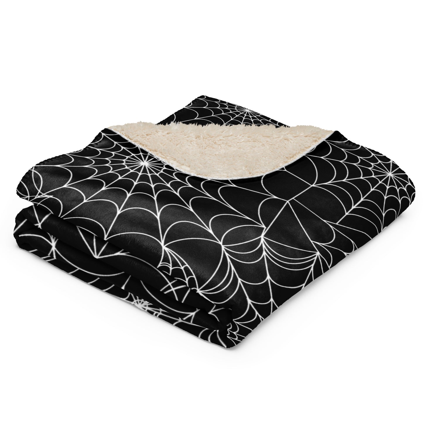 Spider Web Sherpa blanket