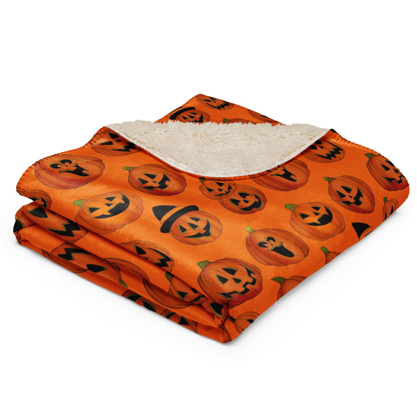 Pumpkin collection Sherpa blanket