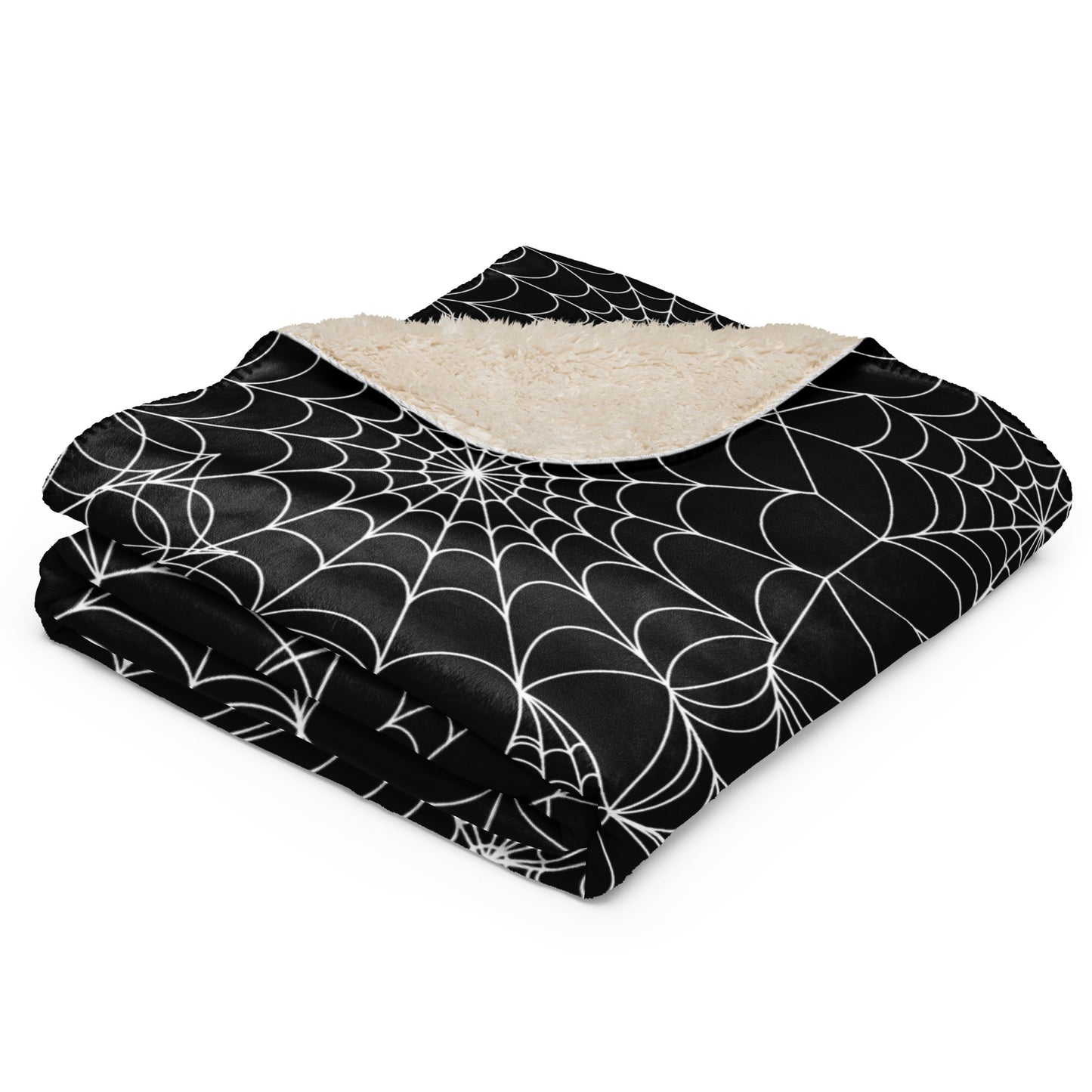 Spider Web Sherpa blanket