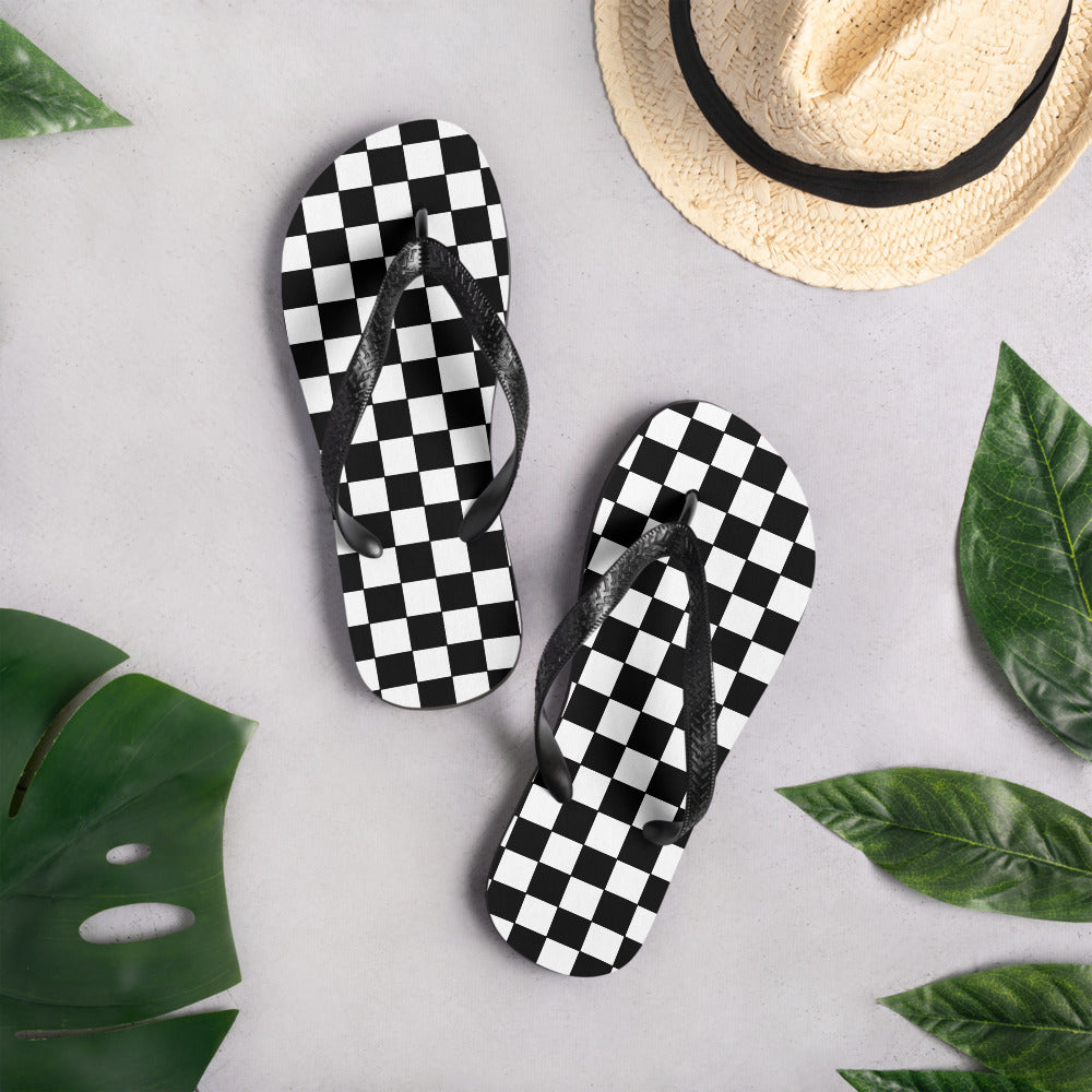 Emo Goth Flip-Flops