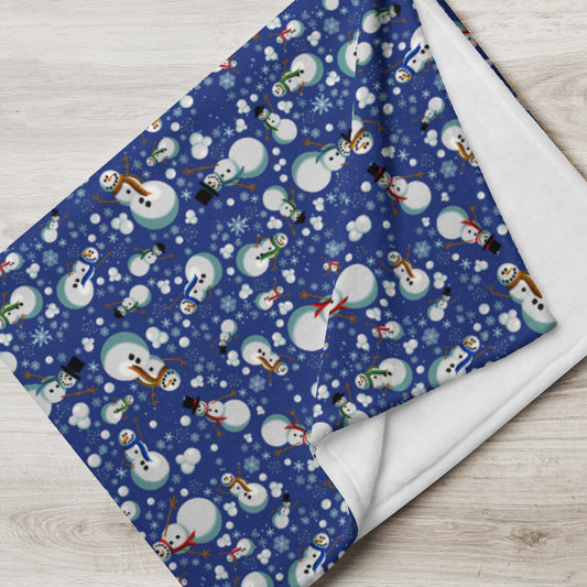 Snowman Throw Blanket