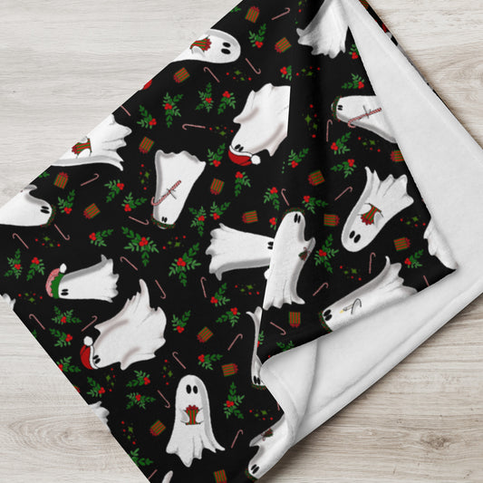 Creepmas Ghosts Throw Blanket