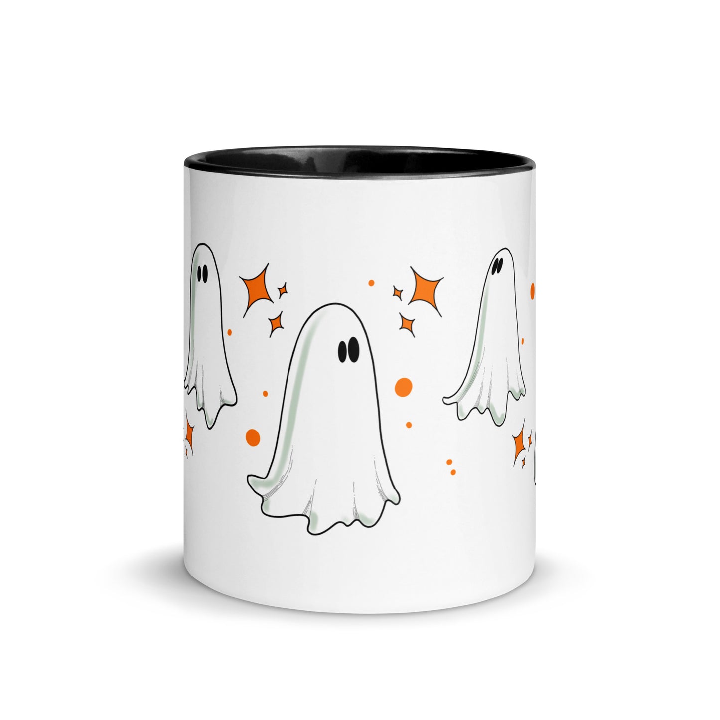 Vintage Ghost Mug with Color Inside