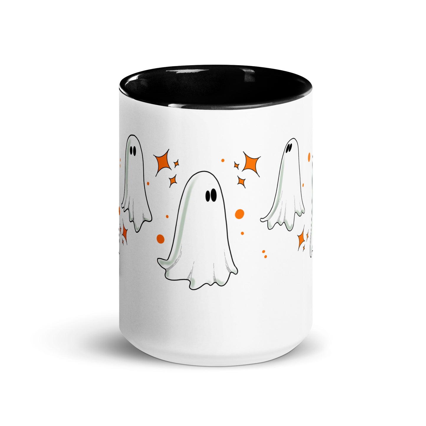 Vintage Ghost Mug with Color Inside