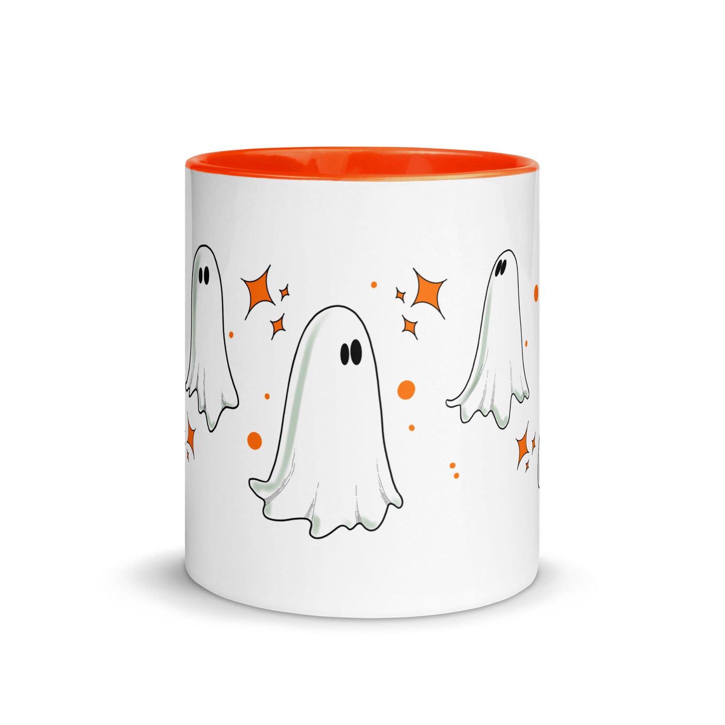 Vintage Ghost Mug with Color Inside